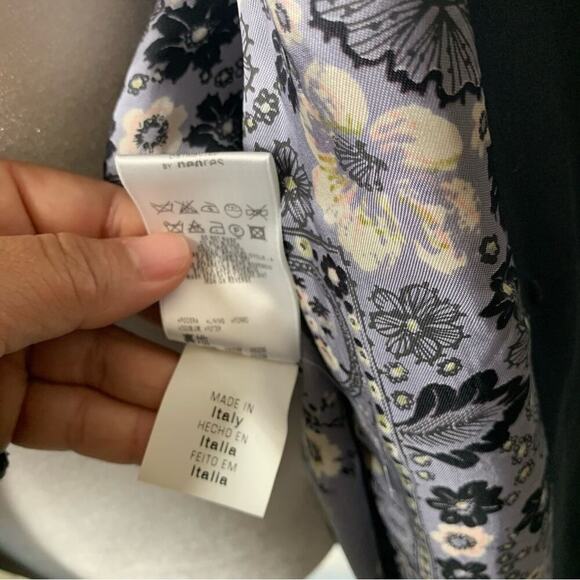 Red Valentino black double breasted trench pea coat jacket size 46 US 8‎ Italy - Picture 3 of 9